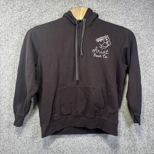 Ariat Hoodie Womens XL Brown Fleece Pullover Horse Graphic Ariat Boot Co Western